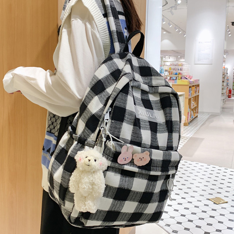 New 2024 Women Backpack Women Cool Nylon Travel Bag